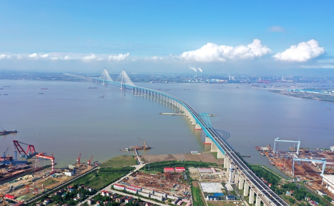 沪苏通长江公铁大桥 -赵振宇摄2