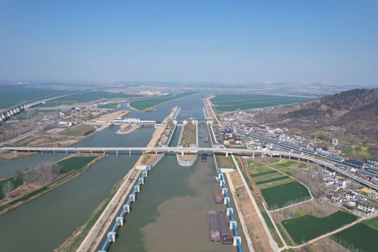 引江济淮工程东淝河船闸