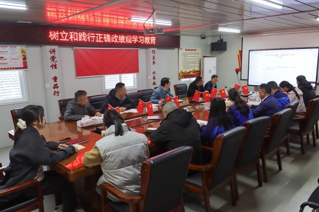 杭州湾跨海高铁大桥项目党支部召开“树立和践行正确政绩观学习教育”党员大会 (2)(1)